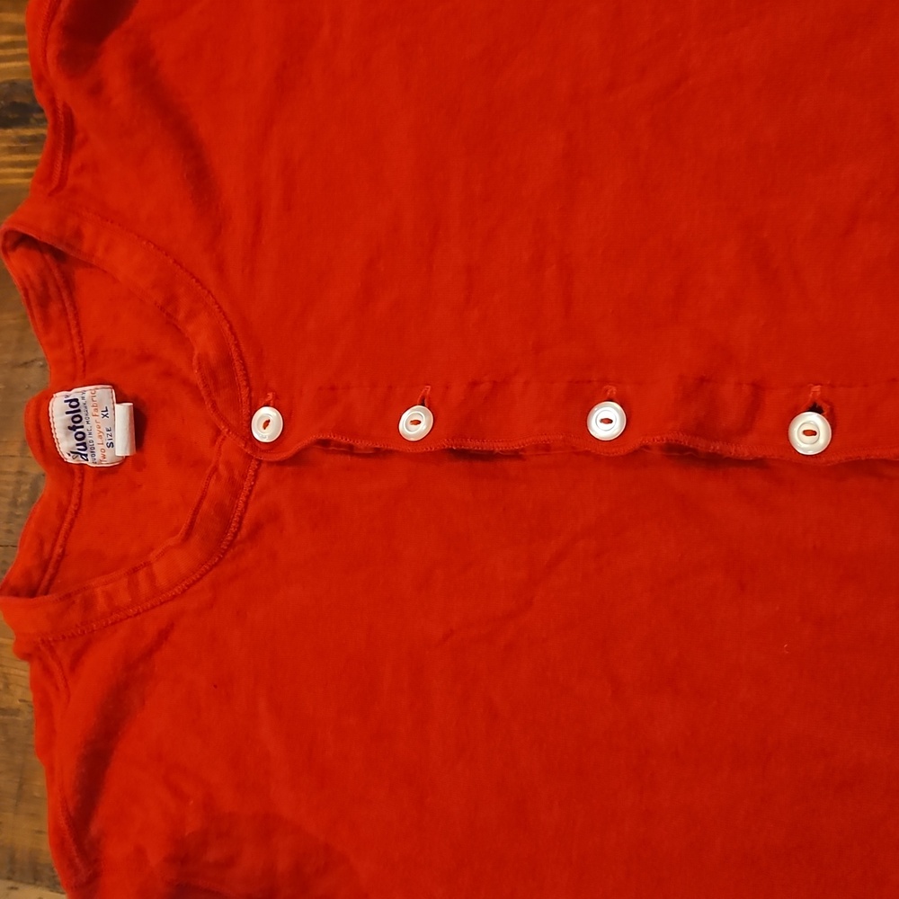 Vintage Duofold Red  One-piece Thermmal Pjs